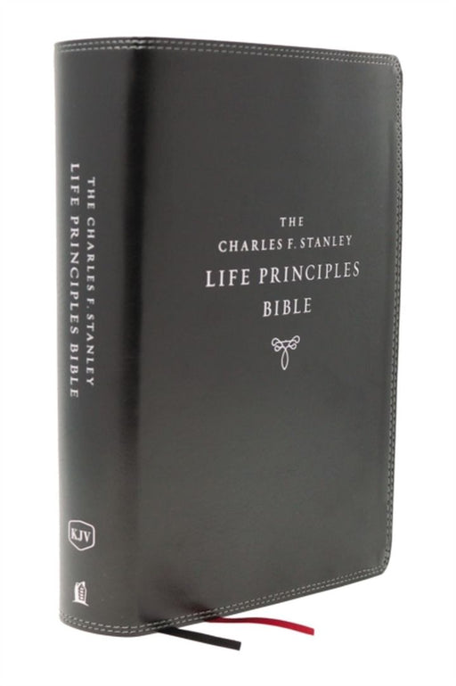 Kjv Charles F. Stanley Life Principles Bible 2nd Edition Leathersoft Black Comfort Print: by Stanley (Personal), Charles F.