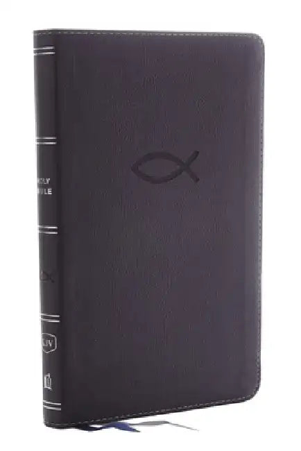 Kjv, Thinline Bible Youth Edition, Leathersoft, Gray, Red Letter Edition, Comfort Print by Thomas Nelson