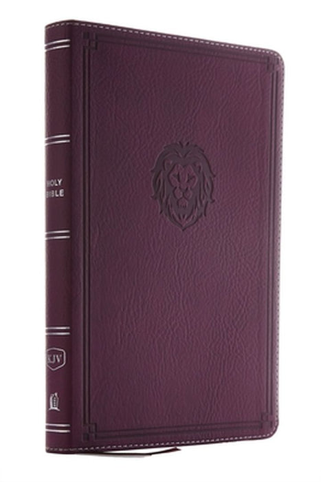 Kjv, Thinline Bible Youth Edition, Leathersoft, Burgundy, Red Letter Edition, Comfort Print by Thomas Nelson