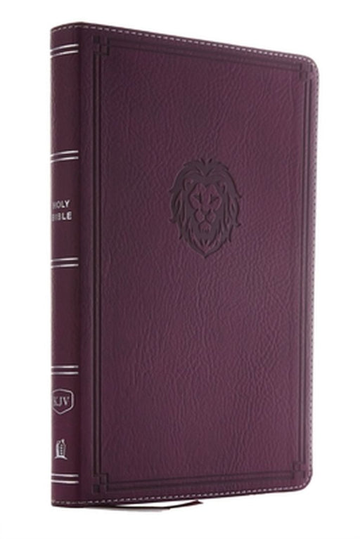 Kjv, Thinline Bible Youth Edition, Leathersoft, Burgundy, Red Letter Edition, Comfort Print by Thomas Nelson