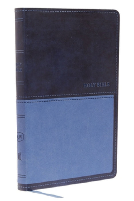 Kjv, Value Thinline Bible, Leathersoft, Blue, Red Letter Edition, Comfort Print by Thomas Nelson