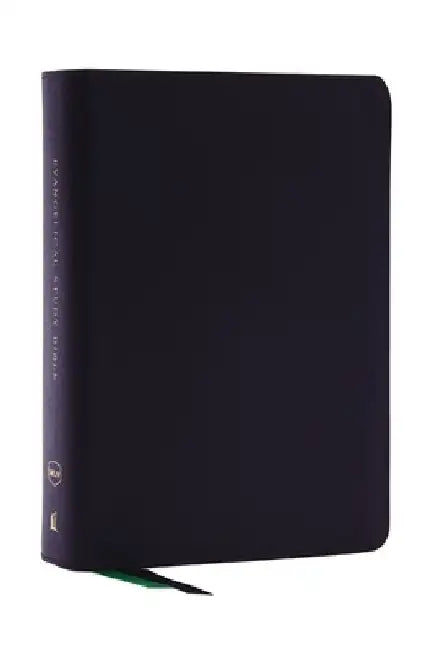 Nkjv, Evangelical Study Bible, Bonded Leather, Black, Red Letter, Thumb Indexed, Comfort Print: Christ-Centered. Faith-Building. Mission-Focused. by Thomas Nelson
