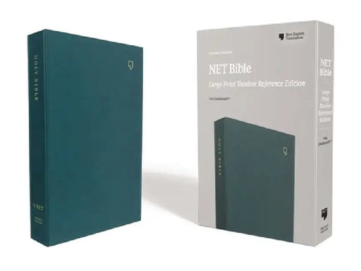 Net Bible, Thinline Reference, Large Print, Leathersoft, Teal, Comfort Print: Holy Bible