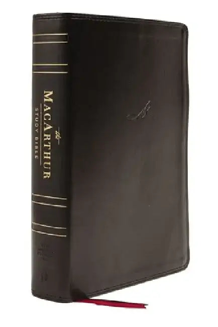 Nasb, MacArthur Study Bible, 2nd Edition, Leathersoft, Black, Thumb Indexed, Comfort Print: Unleashing God's Truth One Verse at a Time by John F. MacArthur