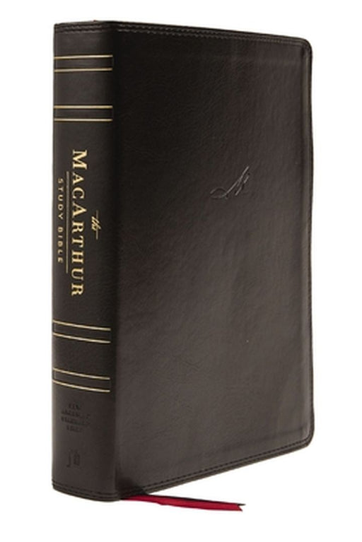 Nasb, MacArthur Study Bible, 2nd Edition, Leathersoft, Black, Thumb Indexed, Comfort Print: Unleashing God's Truth One Verse at a Time by John F. MacArthur