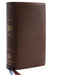 Nkjv, Single-Column Reference Bible, Premium Goatskin Leather, Brown, Premier Collection, Comfort Print
