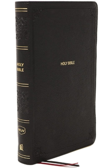 Nkjv, Reference Bible, Personal Size Large Print, Leathersoft, Black, Red Letter Edition, Comfort Print: Holy Bible, New King James Version