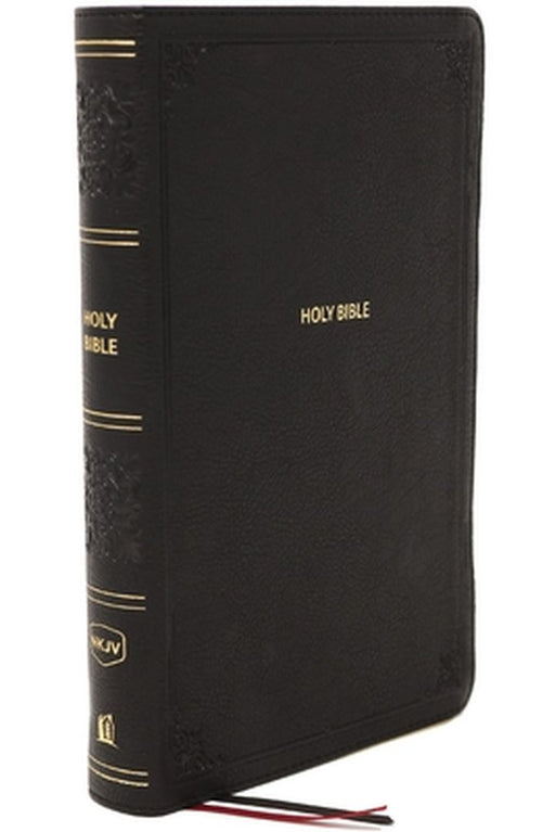 Nkjv, Reference Bible, Personal Size Large Print, Leathersoft, Black, Red Letter Edition, Comfort Print: Holy Bible, New King James Version