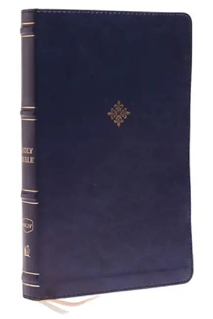 Nkjv, Thinline Bible, Leathersoft, Navy, Red Letter Edition, Comfort Print: Holy Bible, New King James Version by Thomas Nelson