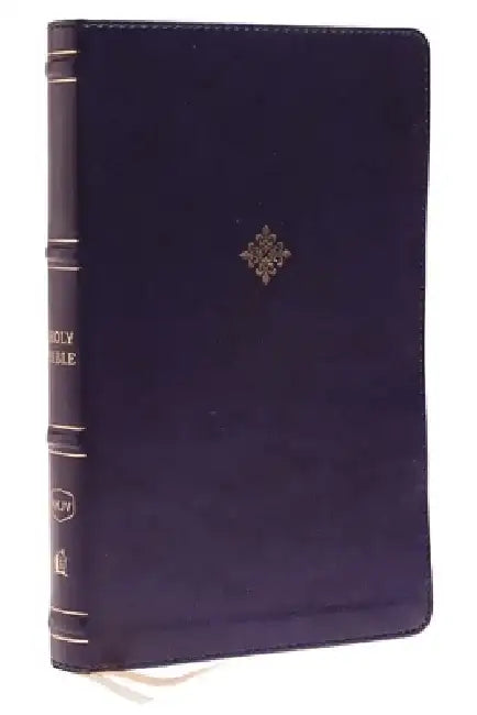Nkjv, Thinline Bible, Leathersoft, Navy, Thumb Indexed, Red Letter Edition, Comfort Print: Holy Bible, New King James Version by Thomas Nelson
