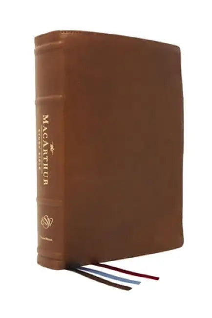 The Esv, MacArthur Study Bible, 2nd Edition, Premium Goatskin Leather, Brown, Premier Collection: Unleashing God's Truth One Verse at a Time by John F. MacArthur