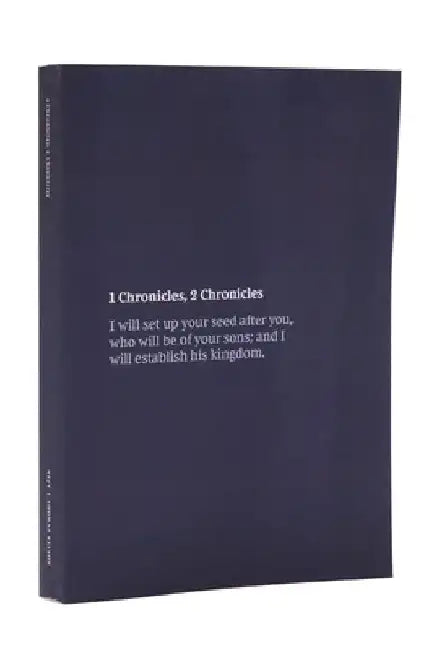 NKJV Bible Journal - 1-2 Chronicles, Paperback,: Holy Bible, New King James Version by Thomas Nelson