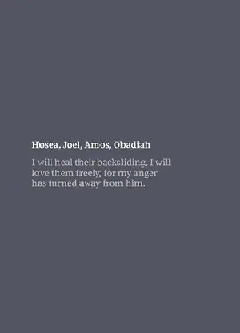 NKJV Bible Journal - Hosea, Joel, Amos, Obadiah Softcover by Sewn Smyth