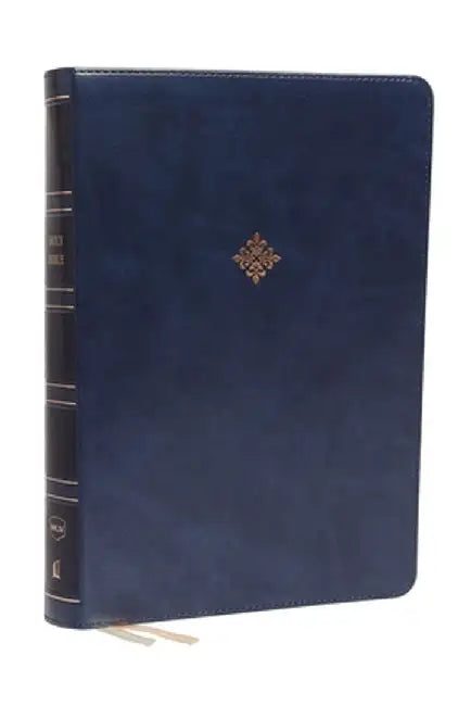 Nkjv, Reference Bible, Super Giant Print, Leathersoft, Blue, Red Letter Edition, Comfort Print: Holy Bible, New King James Version by Thomas Nelson