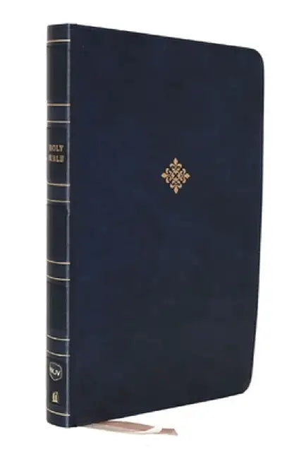Nkjv, Thinline Reference Bible, Large Print, Leathersoft, Blue, Red Letter Edition, Comfort Print: Holy Bible, New King James Version
