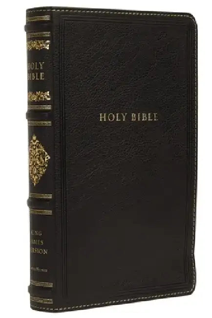 Kjv, Sovereign Collection Bible, Personal Size, Leathersoft, Black, Thumb Indexed, Red Letter Edition, Comfort Print: Holy Bible, King James Version