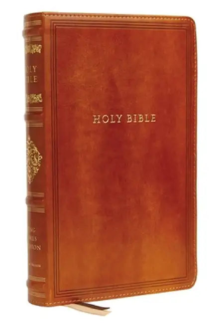 Kjv, Sovereign Collection Bible, Personal Size, Leathersoft, Brown, Red Letter Edition, Comfort Print: Holy Bible, King James Version