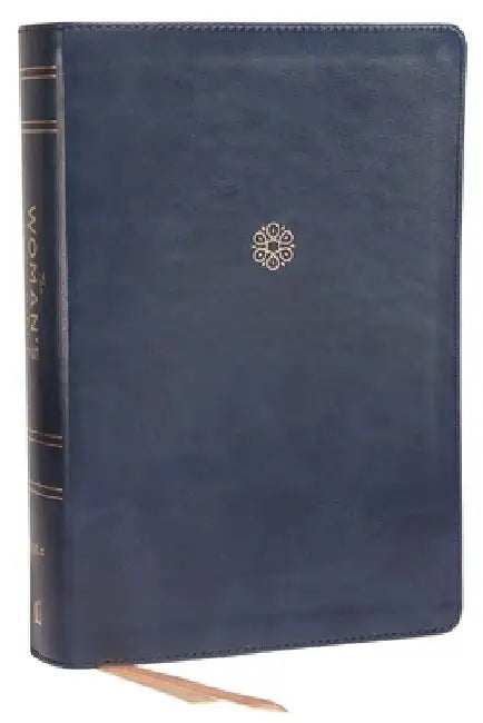 Niv, the Woman's Study Bible, Leathersoft, Blue, Full-Color, Thumb Indexed: Receiving God's Truth for Balance, Hope, and Transformation by Dorothy Kelley Patterson