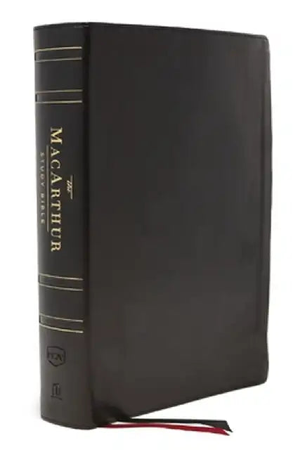 The Nkjv, MacArthur Study Bible, 2nd Edition, Genuine Leather, Black, Thumb-Indexed, Comfort Print: Unleashing God's Truth One Verse at a Time by John F. MacArthur