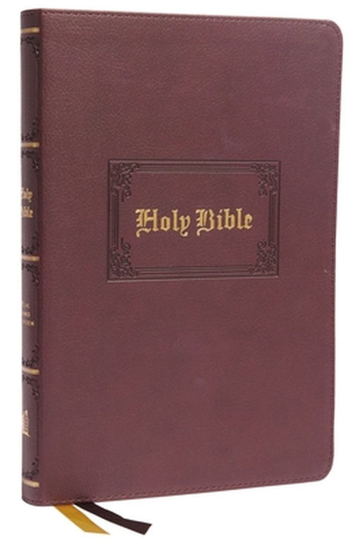 Kjv, Thinline Large Print Bible, Vintage Series, Leathersoft, Brown, Red Letter, Comfort Print: Holy Bible, King James Version