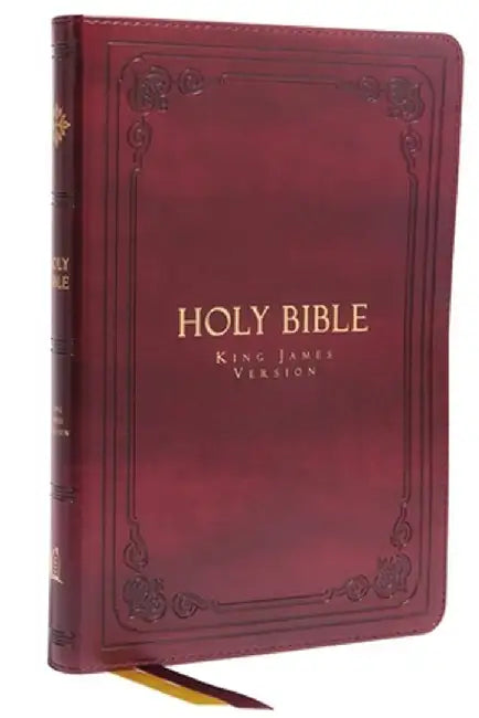 Kjv, Thinline Large Print Bible, Vintage Series, Leathersoft, Burgundy, Red Letter, Comfort Print: Holy Bible, King James Version