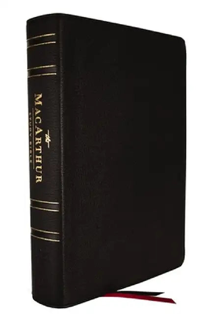 Nasb, MacArthur Study Bible, 2nd Edition, Genuine Leather, Black, Comfort Print: Unleashing God's Truth One Verse at a Time by John F. MacArthur