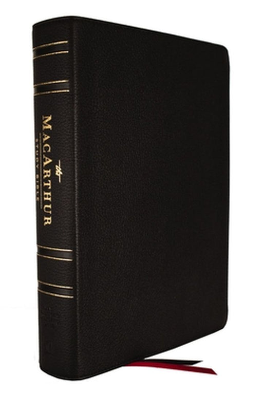 Nasb, MacArthur Study Bible, 2nd Edition, Genuine Leather, Black, Comfort Print: Unleashing God's Truth One Verse at a Time by John F. MacArthur