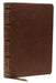 Nkjv, Single-Column Wide-Margin Reference Bible, Leathersoft, Brown, Red Letter, Comfort Print: Holy Bible, New King James Version