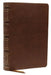 Nkjv, Single-Column Wide-Margin Reference Bible, Leathersoft, Brown, Red Letter, Thumb Indexed, Comfort Print: Holy Bible, New King James Version