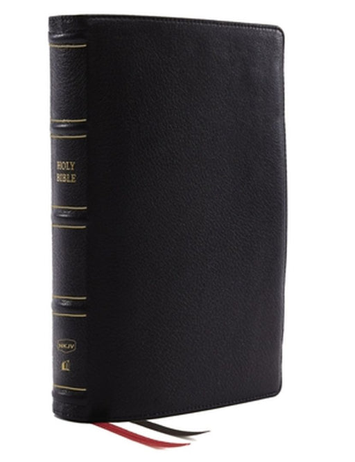 Nkjv, Thinline Reference Bible, Genuine Leather, Black, Red Letter, Comfort Print: Holy Bible, New King James Version by Thomas Nelson