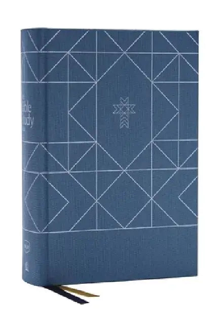 Nkjv, the Bible Study Bible, Cloth Over Board, Blue, Comfort Print: A Study Guide for Every Chapter of the Bible by Sam O'Neal