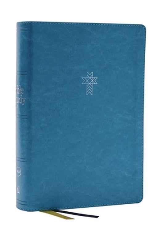Nkjv, the Bible Study Bible, Leathersoft, Turquoise, Comfort Print: A Study Guide for Every Chapter of the Bible by Sam O'Neal