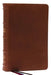 Nkjv End-Of-Verse Reference Bible Personal Size Large Print Premium Goatskin Leather Brown by Thomas Nelson