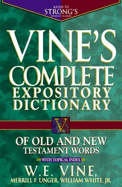 Vine's Expository Dictionary of Old and New Testament Words: Super Value Edition by W. E. Vine