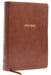 Kjv, Foundation Study Bible, Large Print, Leathersoft, Brown, Red Letter, Thumb Indexed, Comfort Print: Holy Bible, King James Version