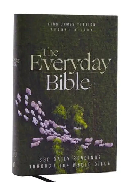 Kjv, the Everyday Bible, Hardcover, Red Letter, Comfort Print: 365 Daily Readings Through the Whole Bible