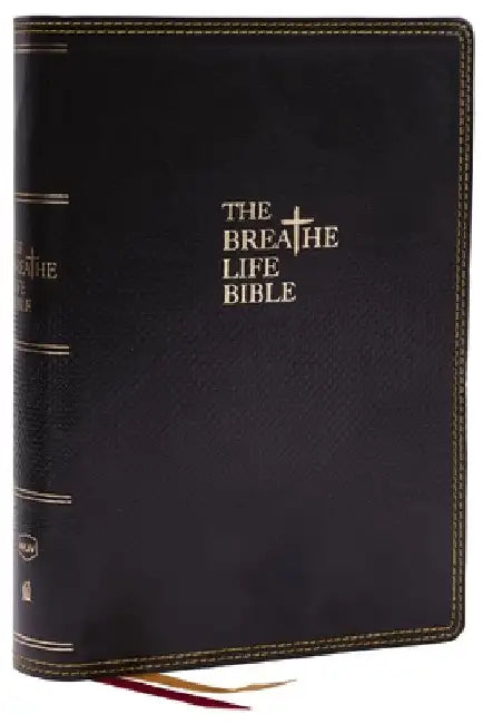 The Breathe Life Holy Bible: Faith in Action (Nkjv, Black Leathersoft, Red Letter, Comfort Print) by Jenkins, Michele Clark