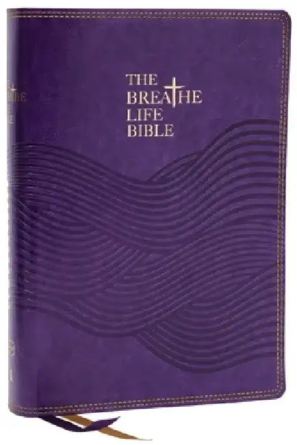 The Breathe Life Holy Bible: Faith in Action (Nkjv, Purple Leathersoft, Red Letter, Comfort Print) by Michele Clark Jenkins
