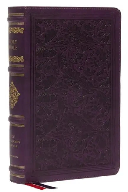 Nkjv, Personal Size Reference Bible, Sovereign Collection, Leathersoft, Purple, Red Letter, Thumb Indexed, Comfort Print: Holy Bible, New King James V