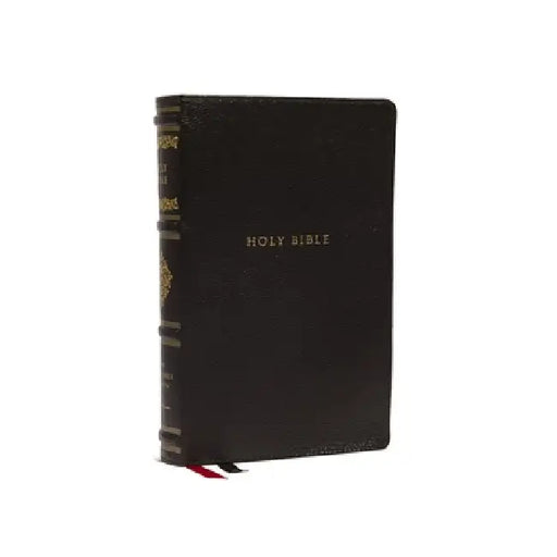 Nkjv, Personal Size Reference Bible, Sovereign Collection, Genuine Leather, Black, Red Letter, Comfort Print: Holy Bible, New King James Version