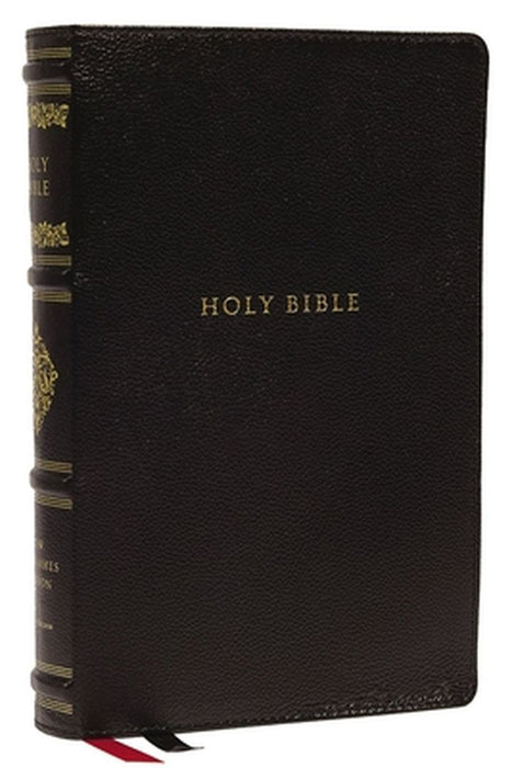Nkjv, Personal Size Reference Bible, Sovereign Collection, Genuine Leather, Black, Red Letter, Thumb Indexed, Comfort Print: Holy Bible, New King Jame