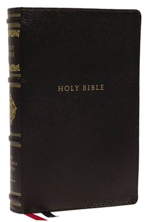 Nkjv, Personal Size Reference Bible, Sovereign Collection, Genuine Leather, Black, Red Letter, Thumb Indexed, Comfort Print: Holy Bible, New King Jame