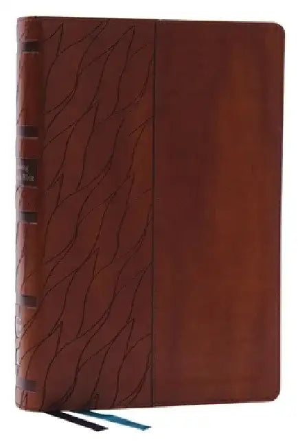 Nkjv, Encountering God Study Bible, Leathersoft, Brown, Red Letter, Thumb Indexed, Comfort Print: Insights from Blackaby Ministries on Living Our Fait by Henry Blackaby