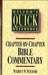 Nelson's Quick Reference Chapter-By-Chapter Bible Commentary: Nelson's Quick Reference Series by Warren W. Wiersbe