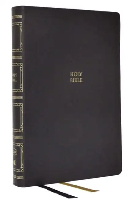 Kjv, Paragraph-Style Large Print Thinline Bible, Leathersoft, Black, Red Letter, Comfort Print: Holy Bible, King James Version by Thomas Nelson
