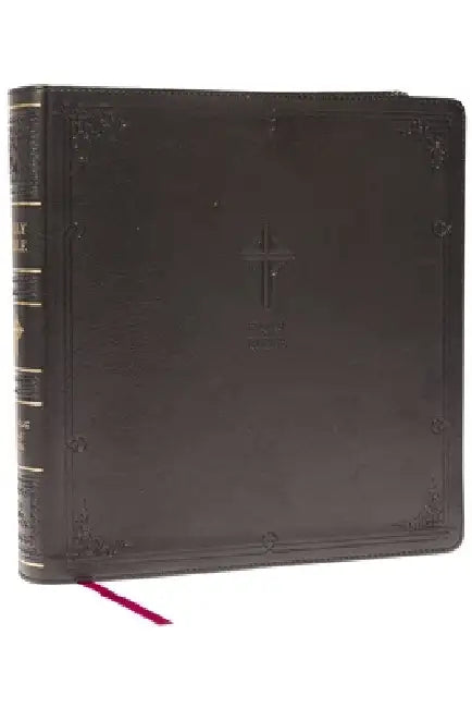 Nabre XL, Catholic Edition, Leathersoft, Black, Comfort Print: Holy Bible by Catholic Bible Press