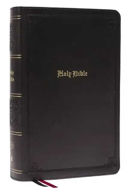 Kjv, End-Of-Verse Reference Bible, Personal Size Large Print, Leathersoft, Black, Red Letter, Comfort Print: Holy Bible, King James Version by Thomas Nelson