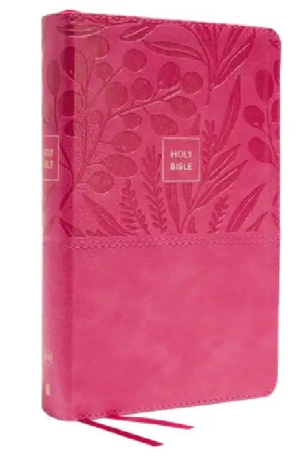 Kjv, End-Of-Verse Reference Bible, Personal Size Large Print, Leathersoft, Pink, Red Letter, Comfort Print: Holy Bible, King James Version by Thomas Nelson