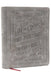 Nkjv, Journal Reference Edition Bible, Verse Art Cover Collection, Leathersoft, Gray, Red Letter, Comfort Print: Let Scripture Explain Scripture. Refl by Thomas Nelson