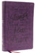 Nkjv, Giant Print Center-Column Reference Bible, Verse Art Cover Collection, Leathersoft, Purple, Thumb Indexed, Red Letter, Comfort Print: Holy Bible by Thomas Nelson